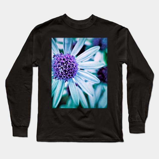 Floral Symphony in Purple Long Sleeve T-Shirt by InspiraImage